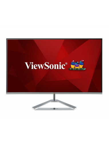 VIEWSONIC VX2476-SMH 23.8inch 1920x1080 FHD 4ms VGA 2xHDMI speaker H178/V178 viewing angle SuperClear IPS silver bezel 3 side