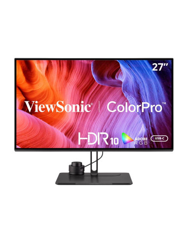 VIEWSONIC VP2786-4K 27inch 16:9 HDR 3840x2160 LCD monitor with 2x HDMI 1xDP 1.4 1 up USB 3.1 ID I/O Port USB-C