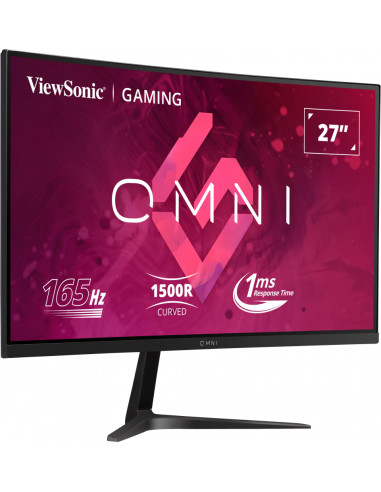 VIEWSONIC VX2718-PC-MHD Gaming Monitor 27inch FHD VA curve frameless 165Hz 1ms MPRT 2xHDMI DisplayPort speakers