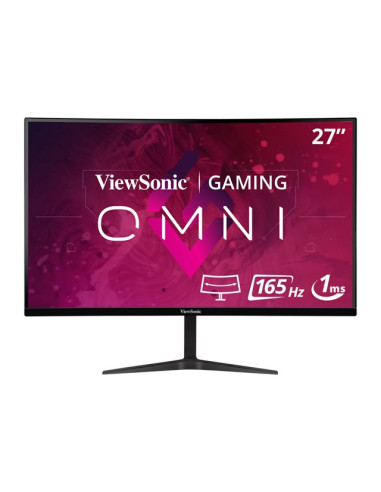 VIEWSONIC VX2718-2KPC-MHD Gaming Monitor 27inch QHD VA curve frameless 165Hz 1ms MPRT 2xHDMI DisplayPort speakers