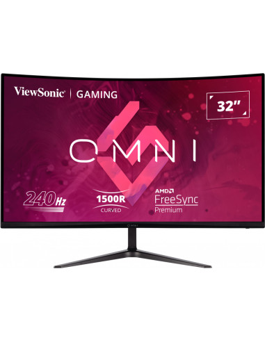 VIEWSONIC VX3219-PC-MHD 32inch 16:9 1920x1080 SuperClear VA curve monitor 240hz 1ms MPRT Adaptive Sync 2 HDMI DP