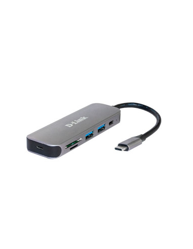 D-Link 5-in-1 USB-C Hub with Card Reader