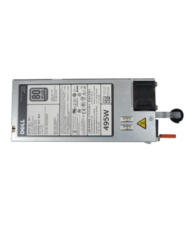 Dell Single, Hot-plug Power Supply (1+0), 495W, CusKit, compatible with R530 R540 R730 R740 T340 T430 and others 13 and 14 ge