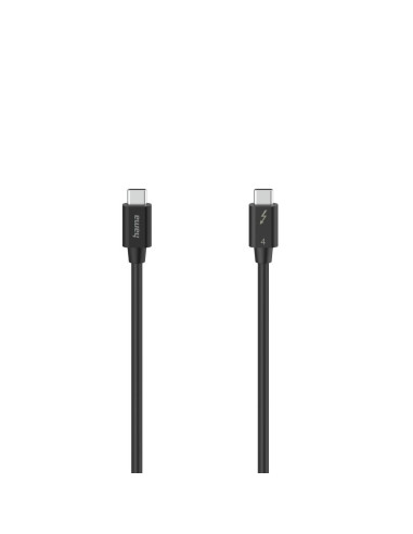 HAMA Кабел -quot,USB-C-quot, Thunderbolt-4, 40 Gbit/s, 5A, 100W, Ultra-HD 8K, 0.80 m