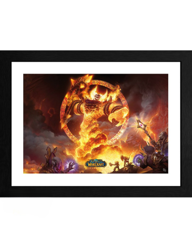 GBEYE WORLD OF WARCRAFT - Framed print -quot,Ragnaros-quot, (30x40)