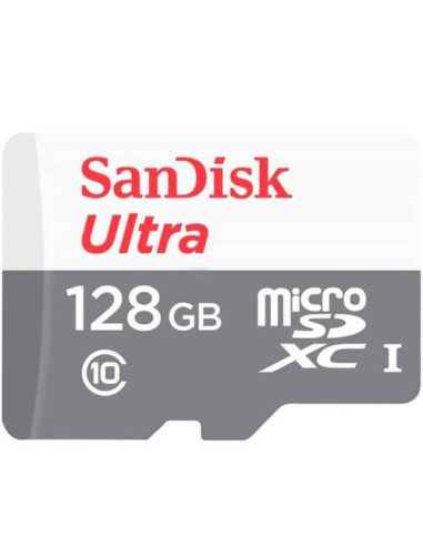 Карта памет SANDISK Ultra microSDXC UHS-I, 128GB, Class 10, 100Mb/s