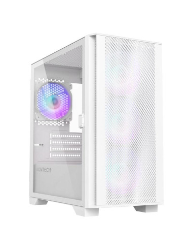 Кутия MONTECH AIR 100 ARGB, TG, Micro-ATX, Бяла