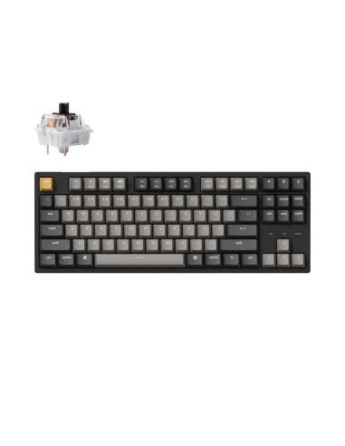 Механична клавиатура Keychron C1 Pro - K Pro Brown Switch, RGB Backlight