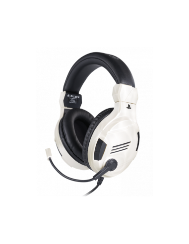 Геймърски слушалки Nacon Bigben PS4 Official Headset V3 White, Микрофон, Бял