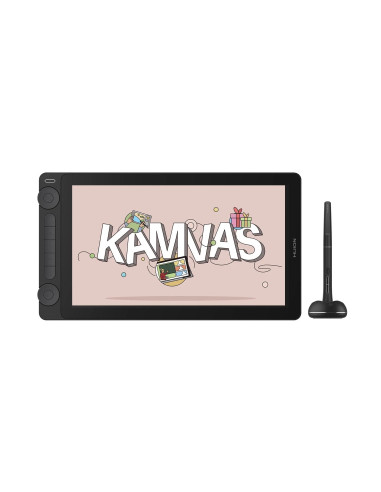 Графичен дисплей таблет HUION Kamvas 13, 5080 LPI, Черен