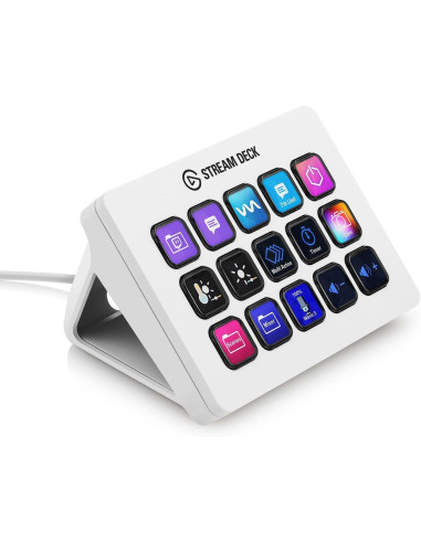 Контролер Elgato Stream Deck MK.2 - 15 Customizable LCD Keys White