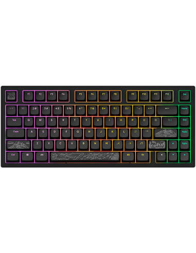 Геймърскa механична клавиатура Dark Project ALU81A Terra Nostra Black RGB