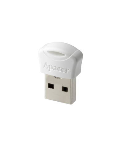 Apacer 64GB White Flash Drive AH116 Super-mini - USB 2.0 interface