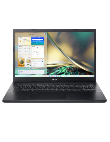 Acer Aspire 7 Performance, A715-76G-531Q, i5-12450H (up to 4.4GHz, 12MB), 15.6" FHD IPS, 8GB DDR4 3200 (1 slot), 512GB NVMe S