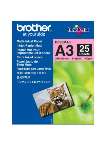 Brother BP-60 A3 Innobella Matt Photo Paper (A3/25 sheets)