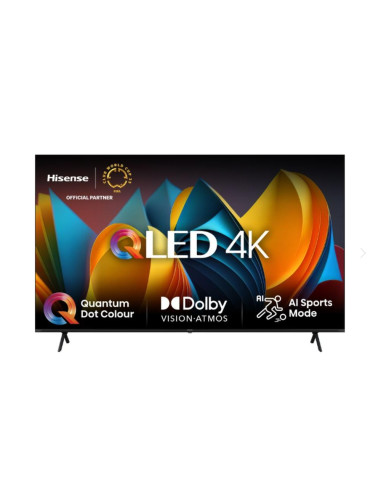 Hisense 85" E7NQ, 4K Ultra HD 3840x2160, Quantum Dot, 60Hz, Light Sensor,IPS, HDR 10+, HLG, Dolby Vision IQ, Dolby Atmos, Sma