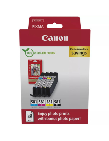 Canon CLI-581 C/M/Y/BK  Photo Value Pack