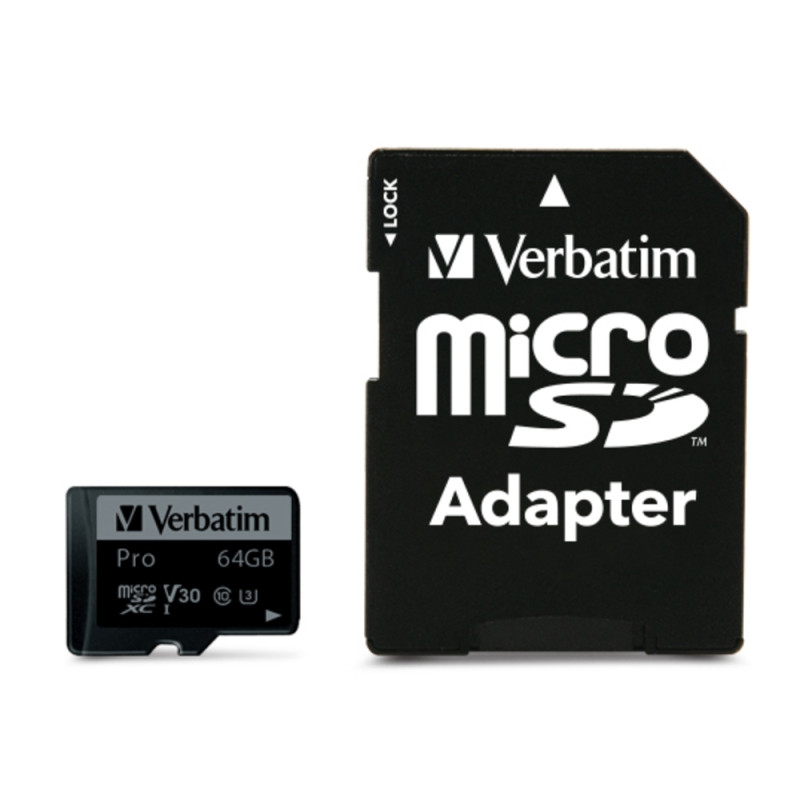 Verbatim micro SDXC 64GB Pro Class 10 UHS-I