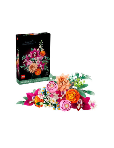 LEGO  Botanicals - Beautiful Pink Flower Bouquet , 10342