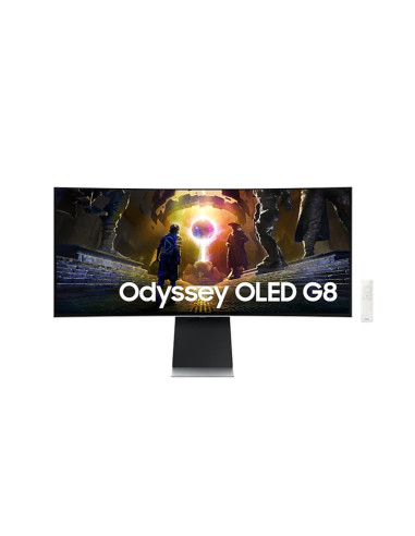 Samsung LS34DG850, 34 CURVED Odyssey G8 OLED, 1800R, 175 Hz, 0.1 ms GTG, 21:9, 3440 x 1440, Smart, 2xUSB C, Mini DP, Micro HD