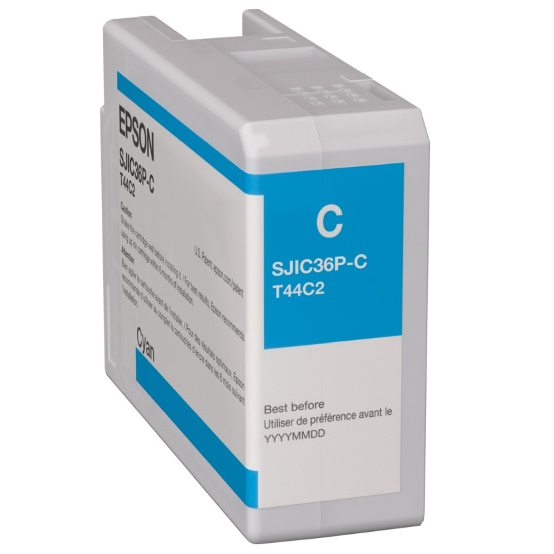 Epson SJIC36P(C): Ink cartridge for ColorWorks C6500/C6000 (Cyan)