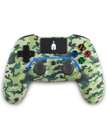 Безжичен геймпад Spartan Gear Aspis 4, за PC и PS4, Green Camo