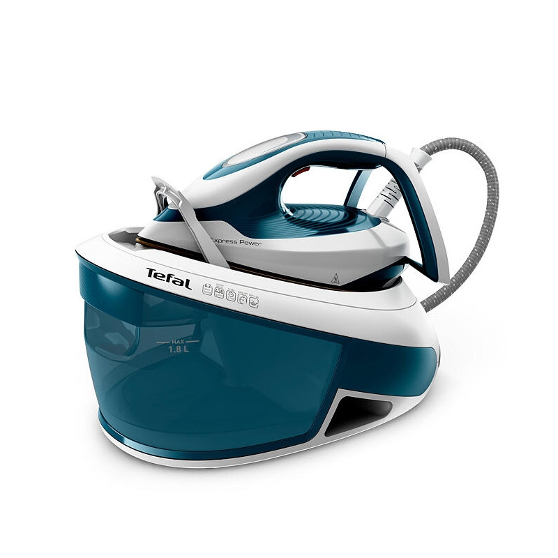 Tefal SV8111E0 EXPRESS POWER, non boiler, blue, 2800W, 2min heat up - manual setting - pump pressure 6.2 bars - 120g/min - st