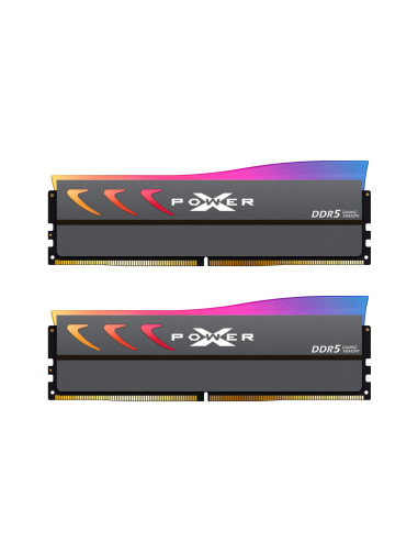 Памет Silicon Power Storm RGB 32GB(2x16GB) DDR5 UDIMM 6000MHz CL36 SP032GXLWU60CFDK