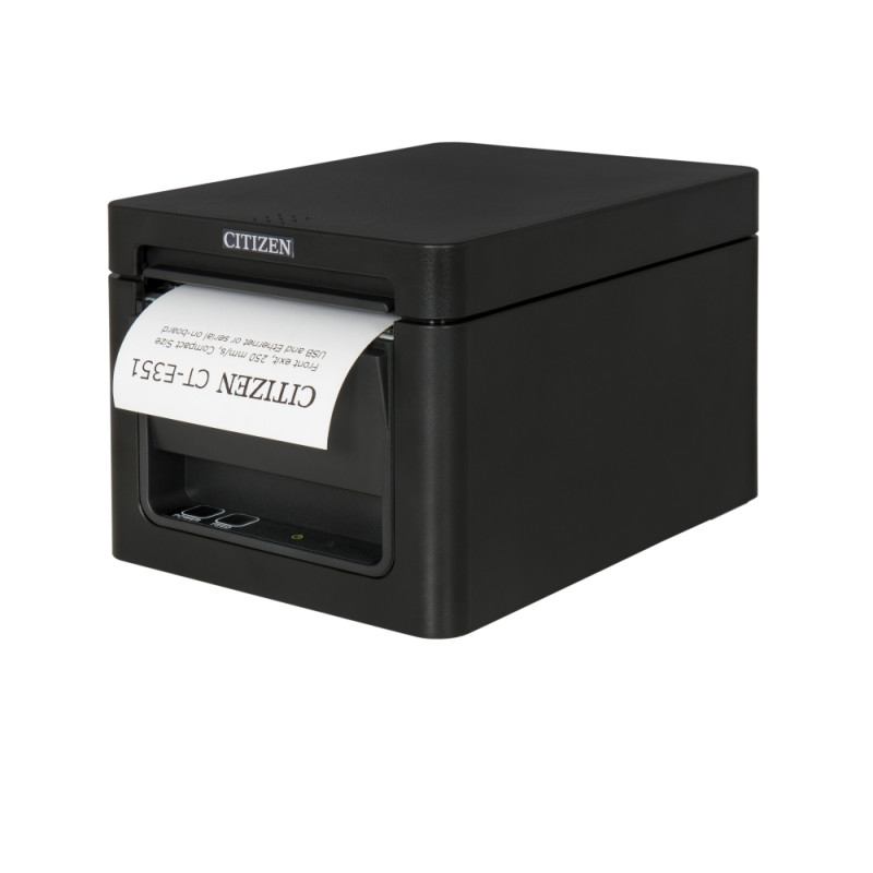 Citizen POS printer CT-E351 Direct thermal Print Speed 250mm/s, Print Widht 72mm(58/80mm)/Media Width(min-max) 59/80mm/Roll S