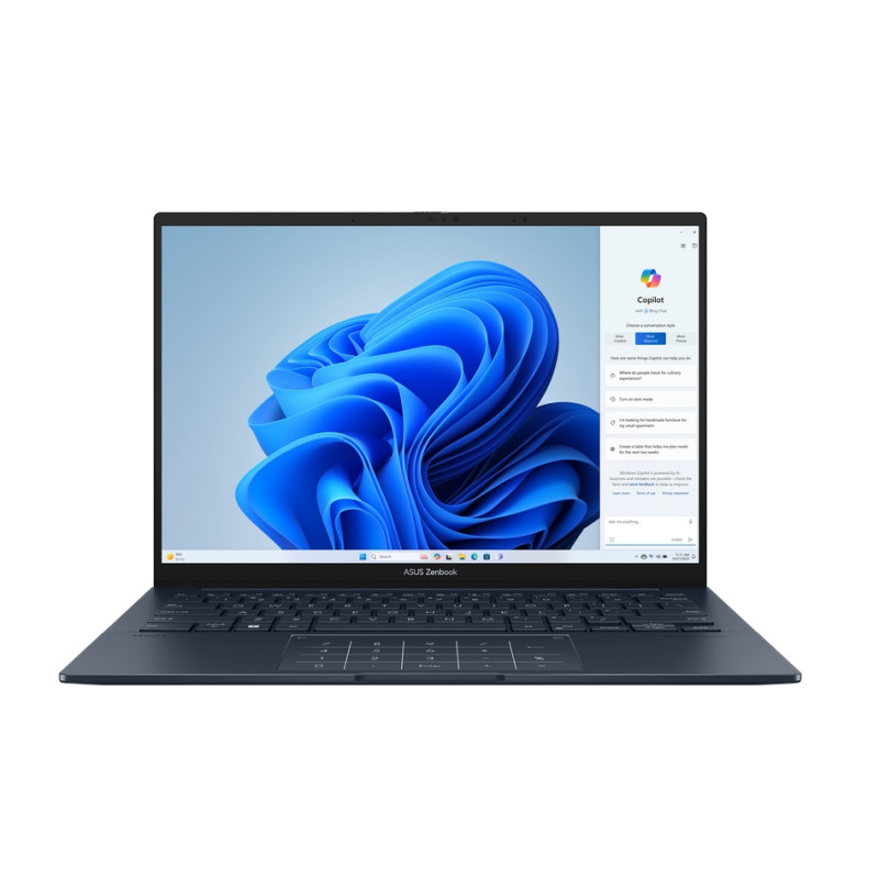 Asus Zenbook UX3405MA-PP086W, Intel Ultra 5 125H 1.2 GHz (18MB Cache, up to 4.5 GHz, 14 cores, 18 Threads),14.0" OLED ,3K (28