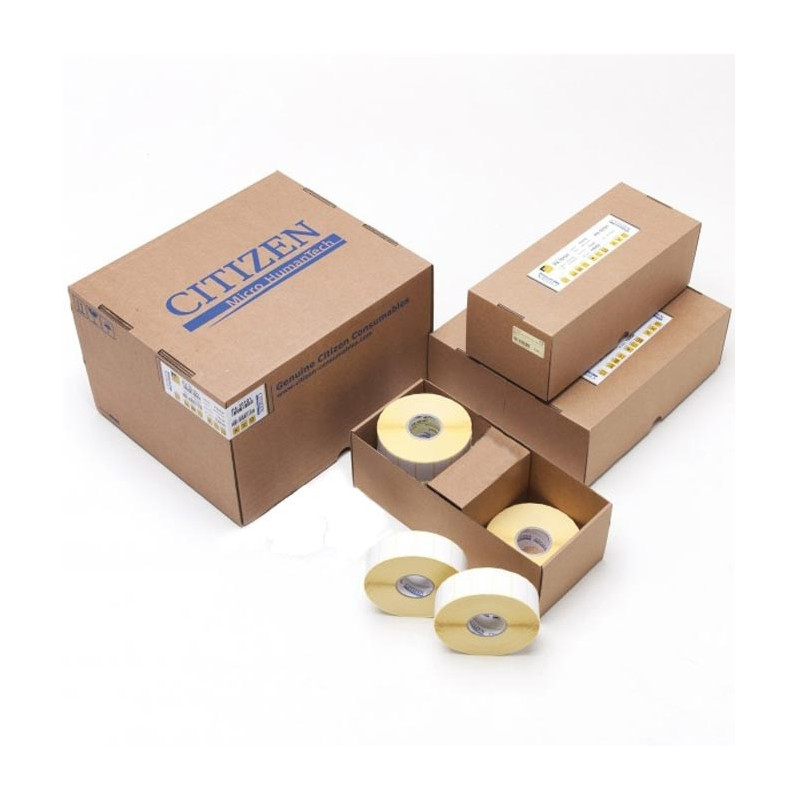 Citizen Thermal Transfer Labels 51 x 25mm TT (2 x 1 inch TT) 127mm (5") OD, 25mm (1") core, 2670 labels/roll, 12 rolls/box)