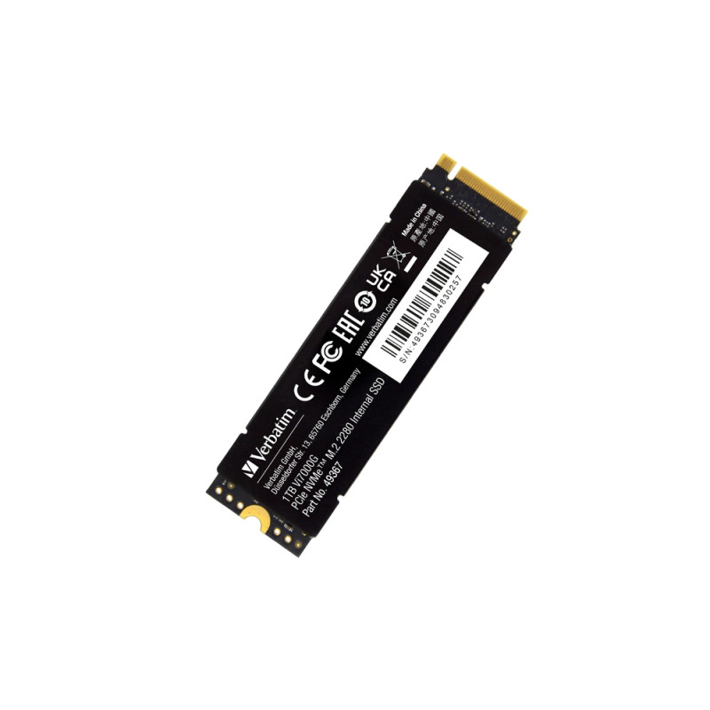 Verbatim Vi7000G Internal PCIe NVMe M.2 SSD 1TB