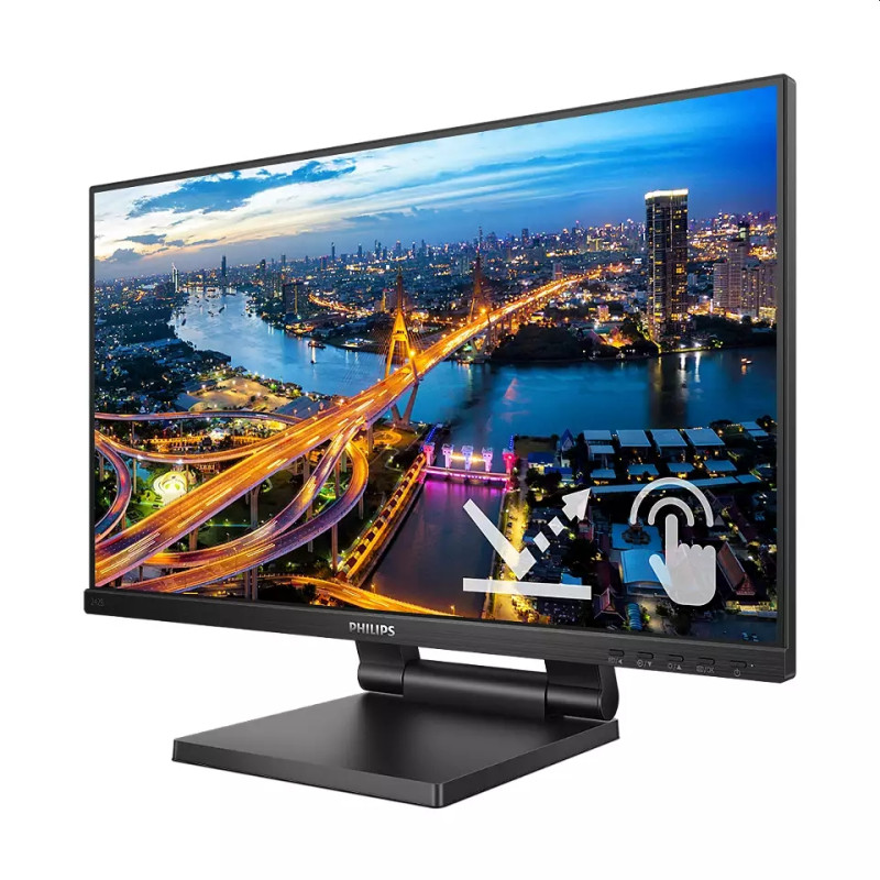 Philips 242B1TC/00, 23.8" Touch (anti-glare), IPS, WLED, 1920x1080@75Hz, 4ms GTG, 250cd m/2, 1000:1, DCR 50M:1, FlickerFree, 