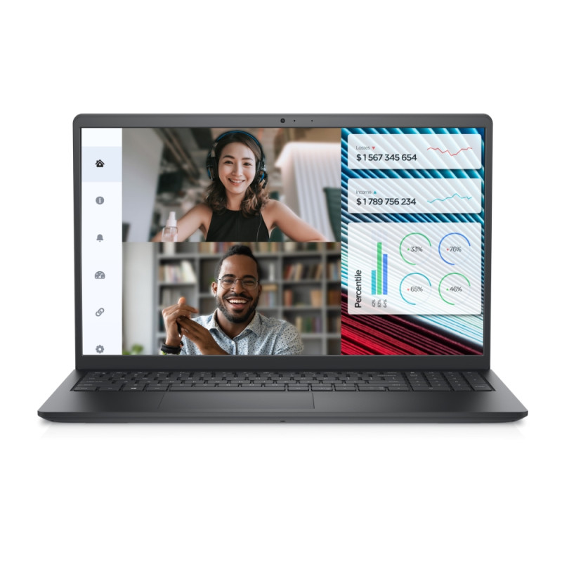 Dell Vostro 3520, Intel Core i3-1215U (10 MB Cache up to 4.40 GHz), 15.6" FHD (1920x1080) AG 120Hz WVA 250nits, 8GB, 1x8GB DD