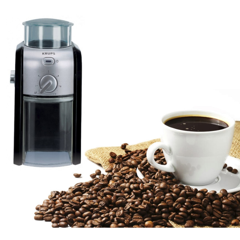 Krups GVX242, Coffee Grinder Pro Edition black/chrome