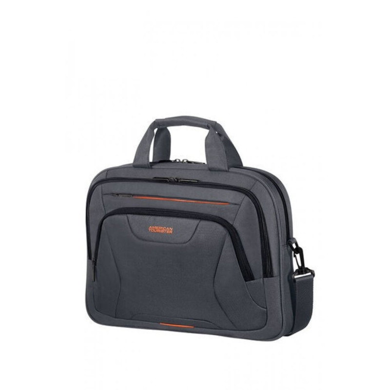 Samsonite At Work Laptop Bag 39.6cm/15.6" Grey/Orange