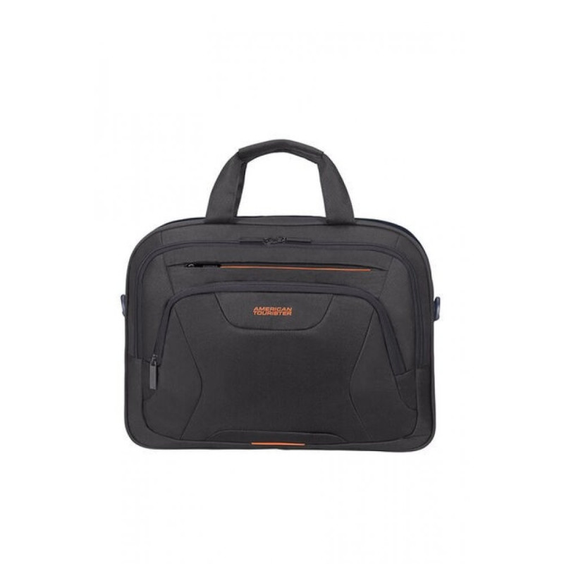 Samsonite At Work Laptop Bag 39.6cm/15.6" Black/Orange