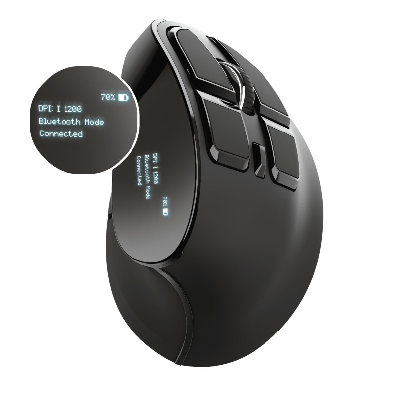 TRUST Voxx Ergonomic Wireless Rechargeable Mouse