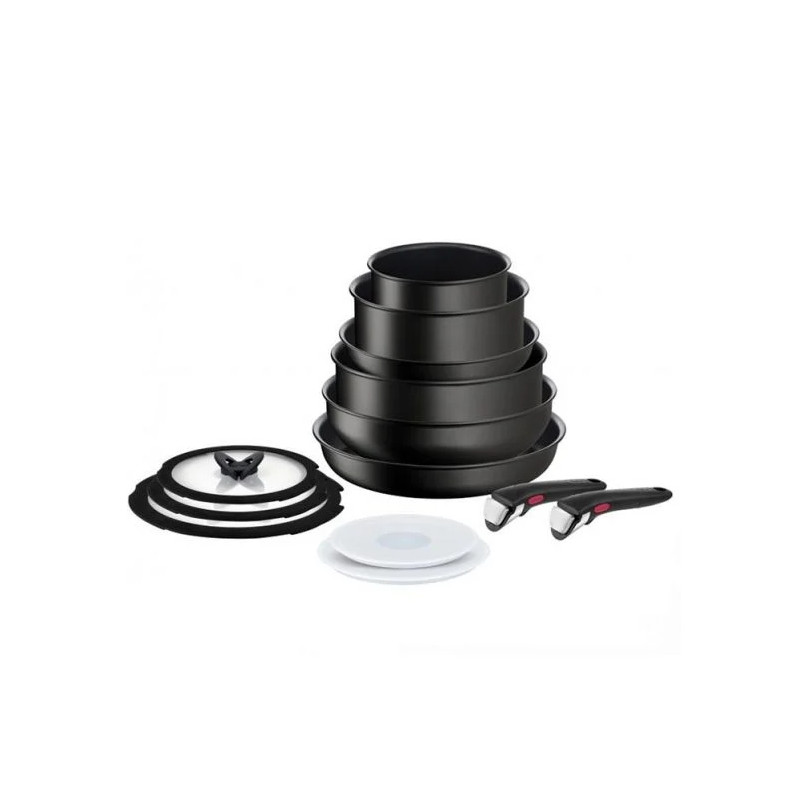 Tefal L7639002 Unlimited 13pcs set: 2 handles + FP 22/28 + SCP 16/20 + glass lids 16/20/24 + hermetic lids 16/20 + wok 26 + s