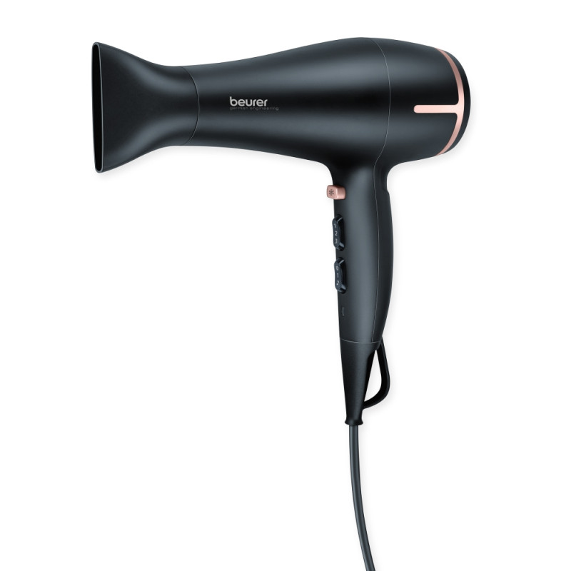 Beurer HC 60 Hair dryer, ECO technology: 1400 watt consumption with 2000 watt output, Touch sensor, Ion function, 3 heat sett