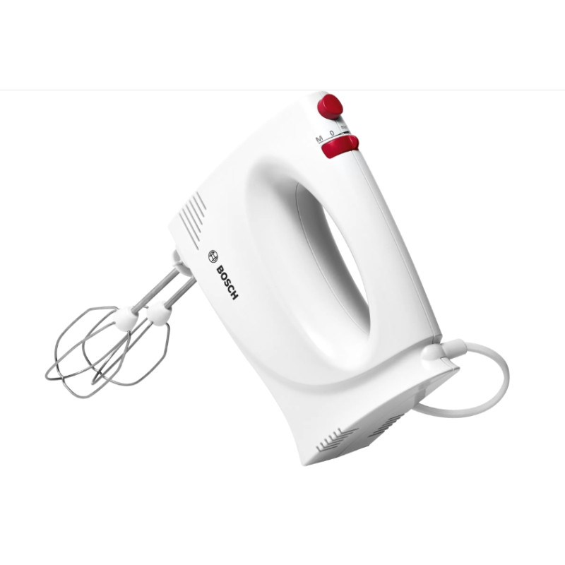 Bosch MFQP1000, Hand mixer, YourCollection, 300 W, 2 speeds plus turbo function, instant start/turbo, white