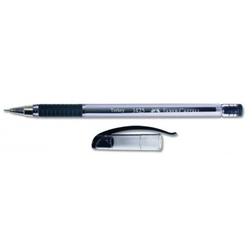 Химикалка FABER CASTELL 1425 FINE, черна 0.7 мм