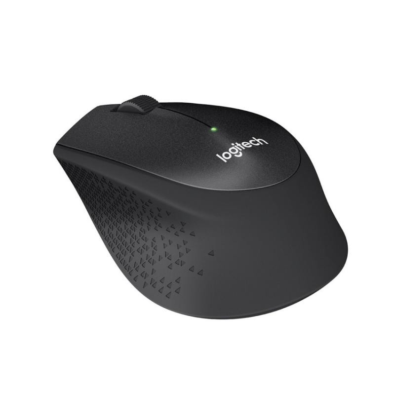 Безжична оптична мишка LOGITECH M330, Silent Plus, USB, Черна