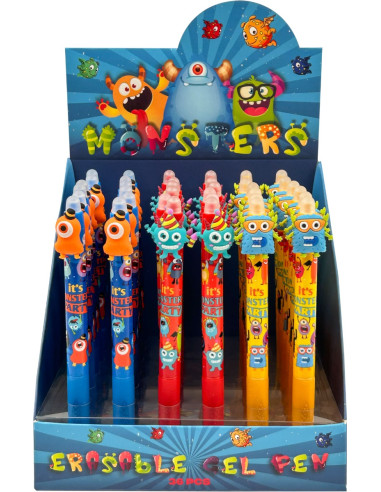 Гел химикалка Street Monsters Erasable