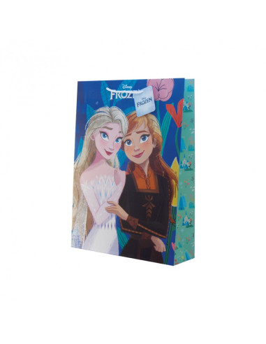 Торбичка подаръчна 26x12x32 см, картон 210 г/м2, Frozen 2